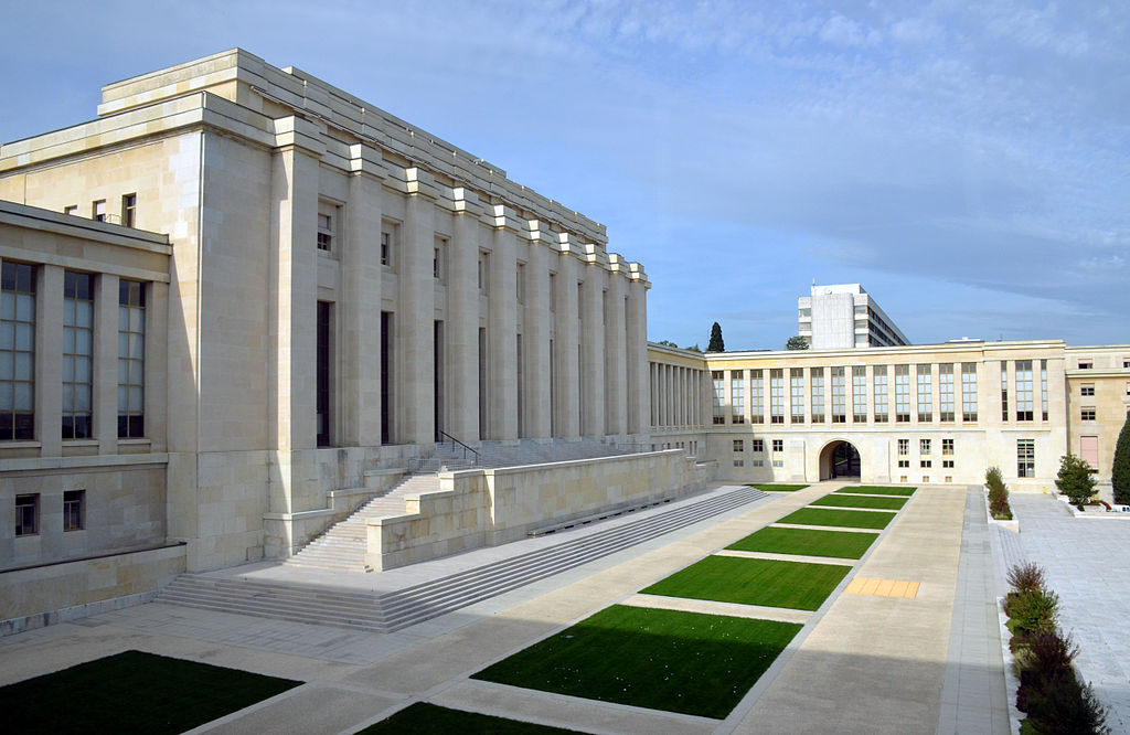 Дворец Наций (Palais des Nations) в Женеве