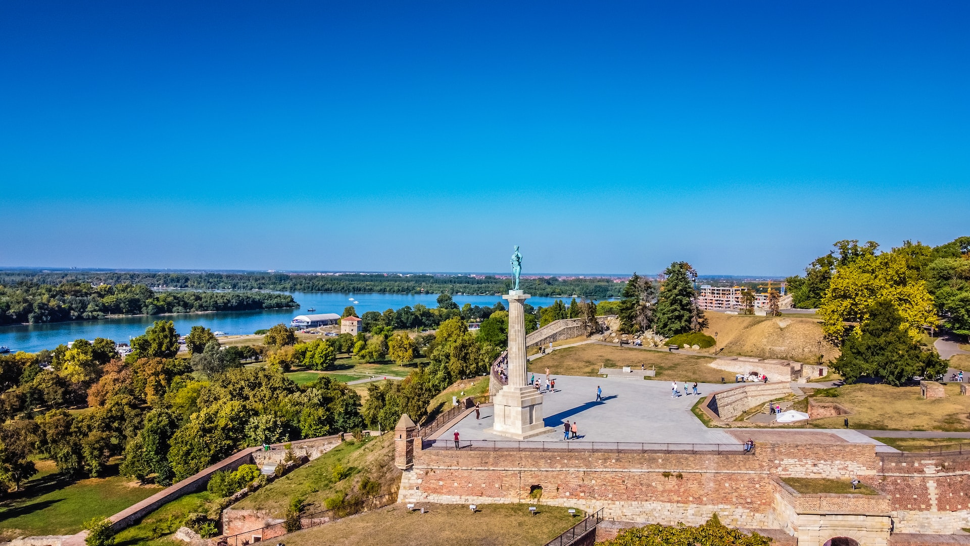 Памятник Победителю на крепости Калемегдан – Белград, Сербия